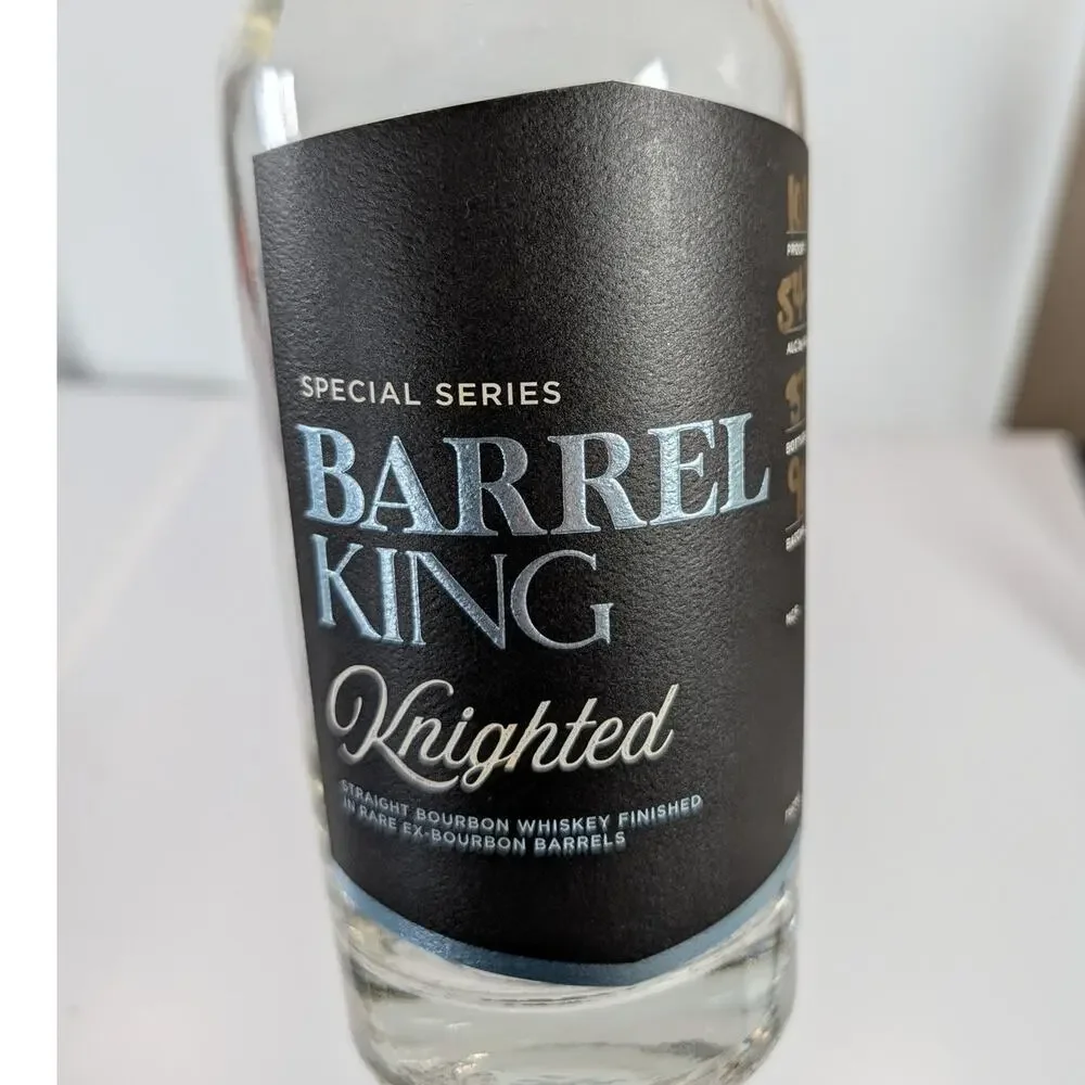 Barrell King Knighted Black Book Batch 94 Bourbon Whiskey Empty Bottle 750mL